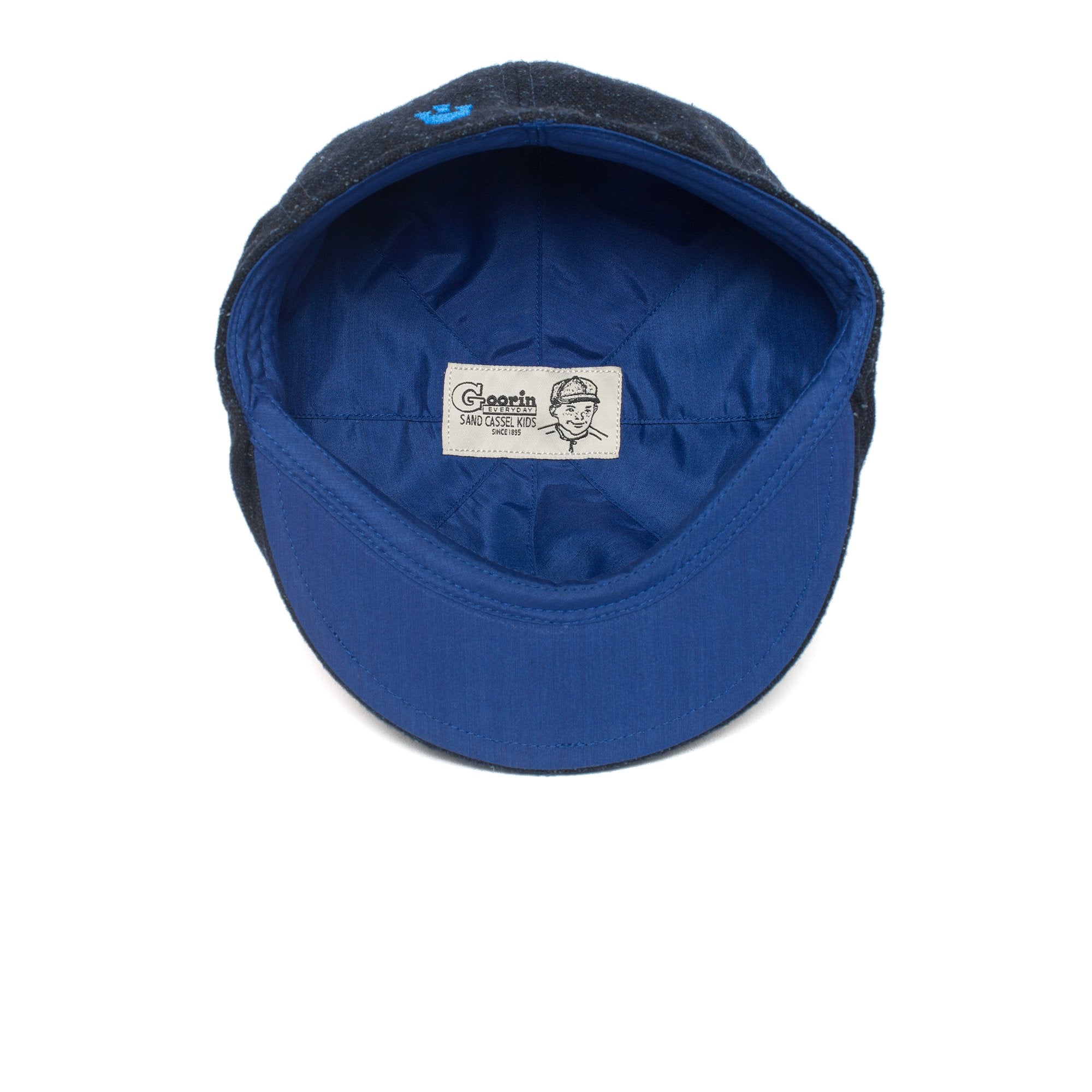 Goorin Bros. super ted wool blend gatsby flatcap Navy under view