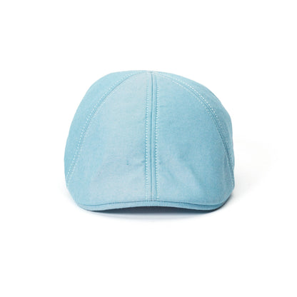 Goorin Bros. little cruiser cotton duckbill ivy flatcap Turquoise front view