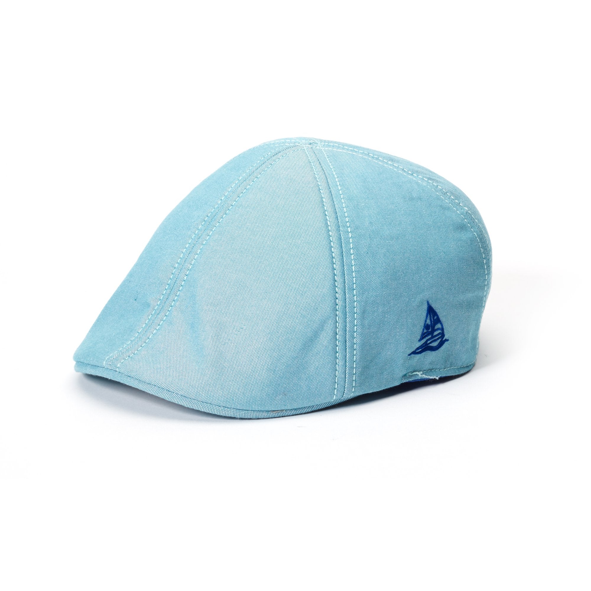 Goorin Bros. little cruiser cotton duckbill ivy flatcap Turquoise left side view