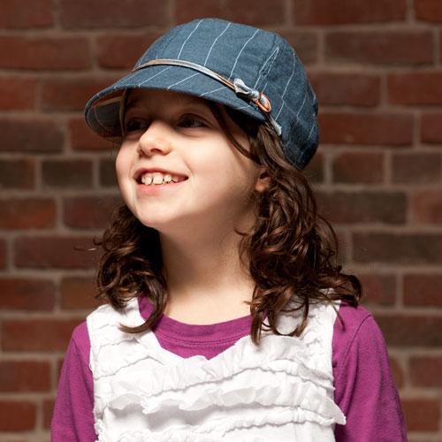 Goorin Bros. lil betriz cloth schoolboy hat Navy  womens styling