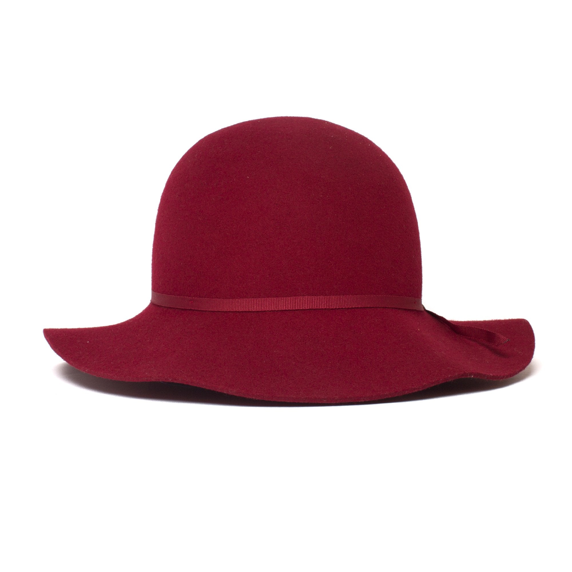 Goorin Bros. dylan riley wool blend floppy hat Red front view