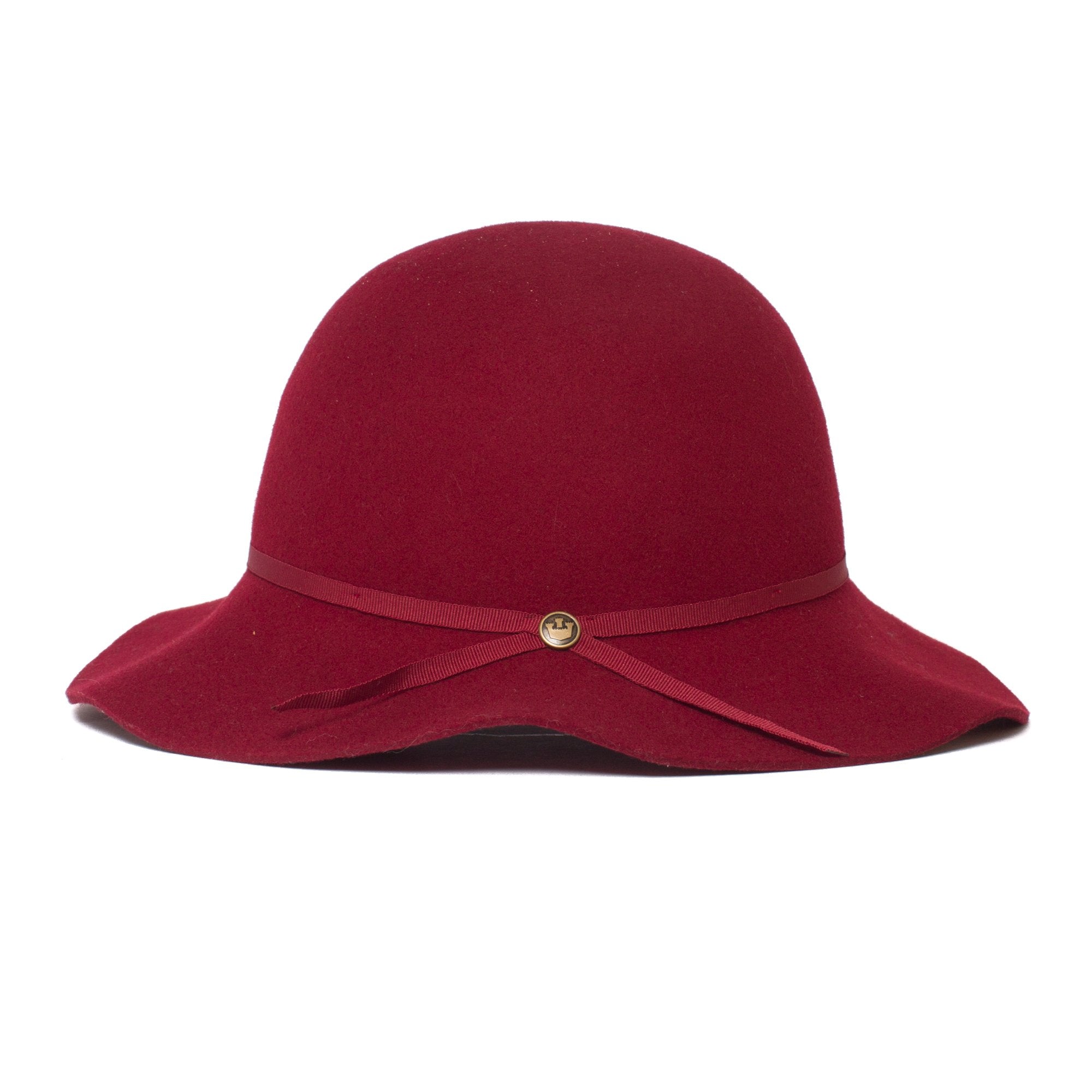 Goorin Bros. dylan riley wool blend floppy hat Red side view