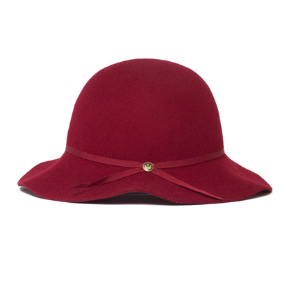 Goorin Bros. dylan riley wool blend floppy hat Red side view