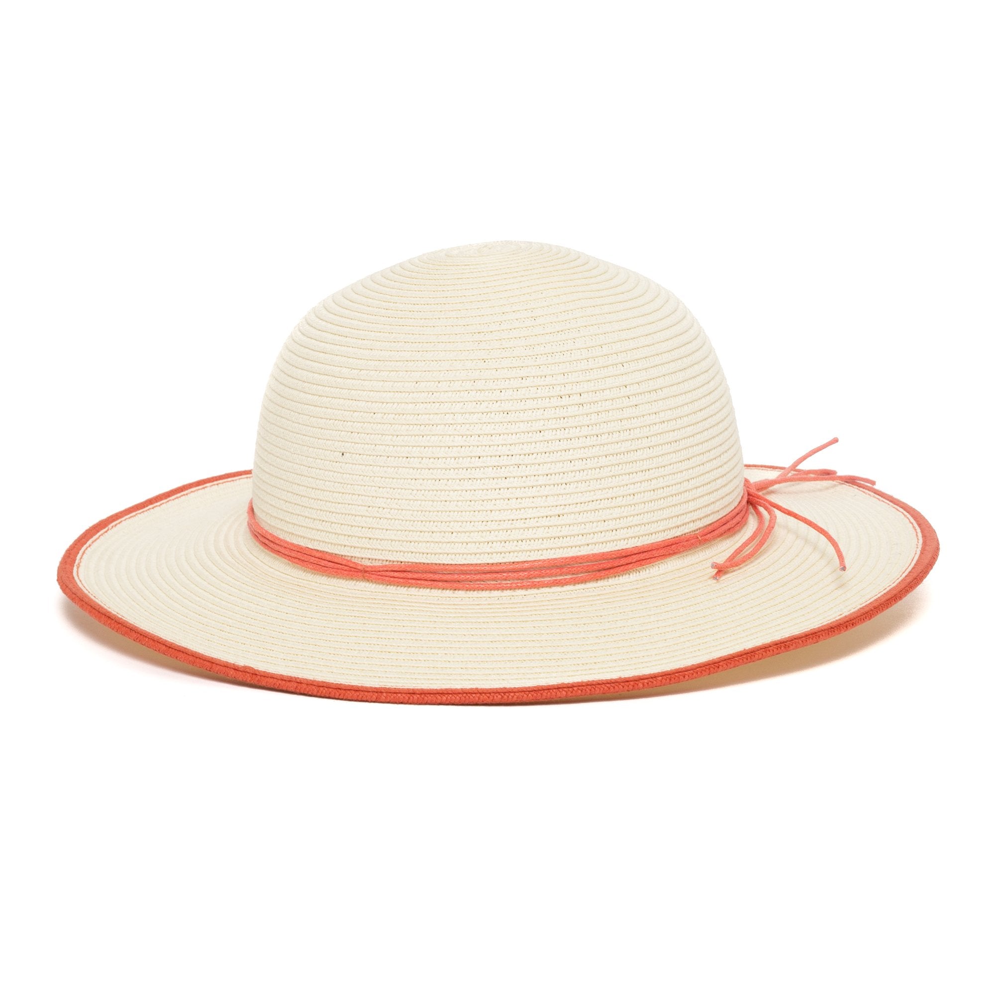 Goorin Bros. little sunshine straw floppy hat White front view
