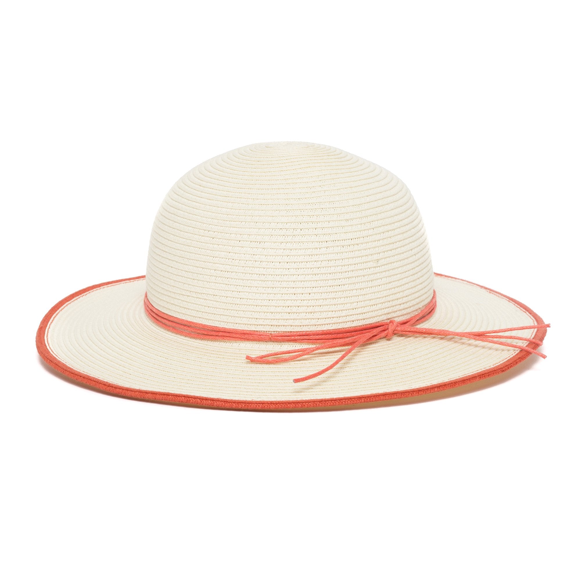 Goorin Bros. little sunshine straw floppy hat White left side view