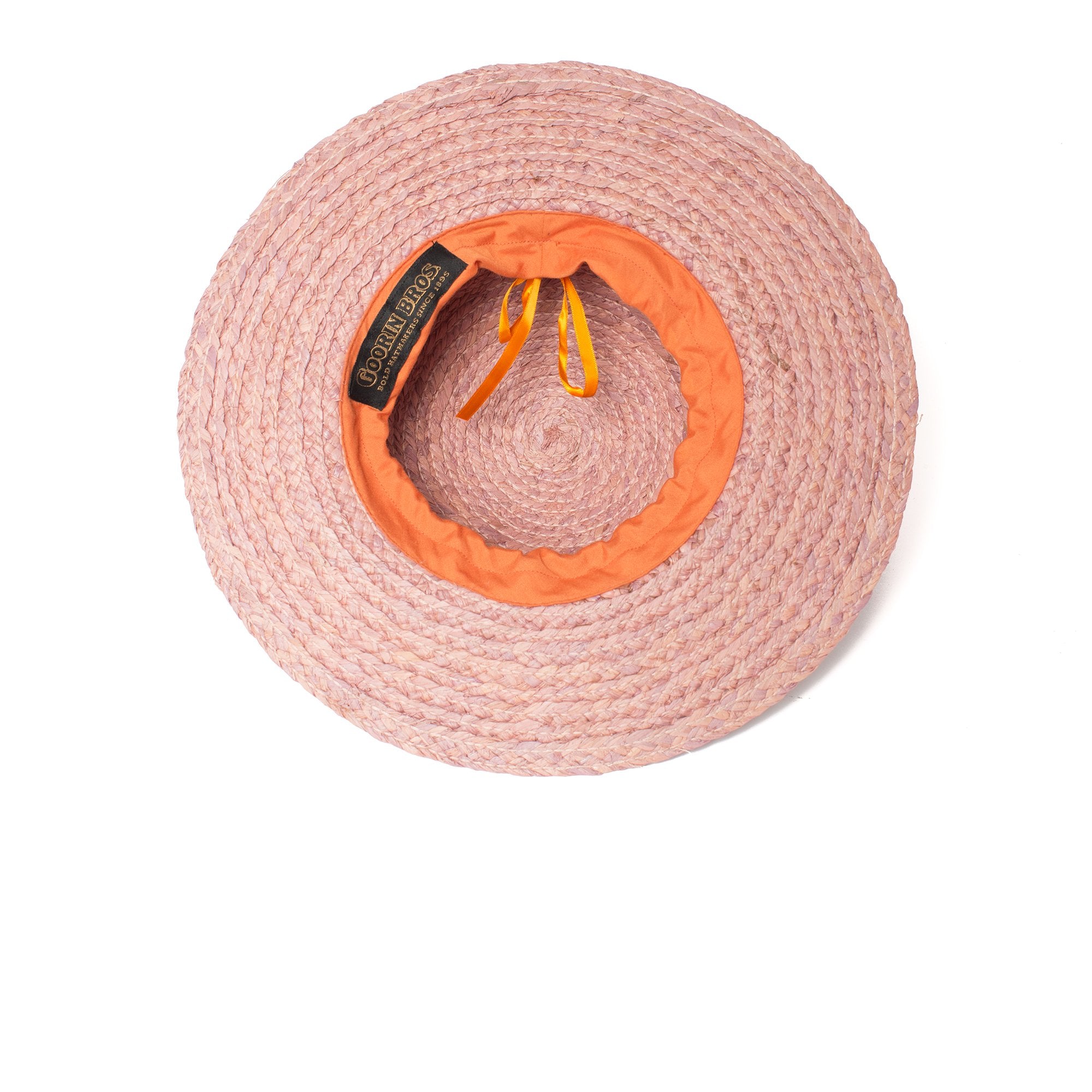Goorin Bros. precious straw floppy hat Purple under view