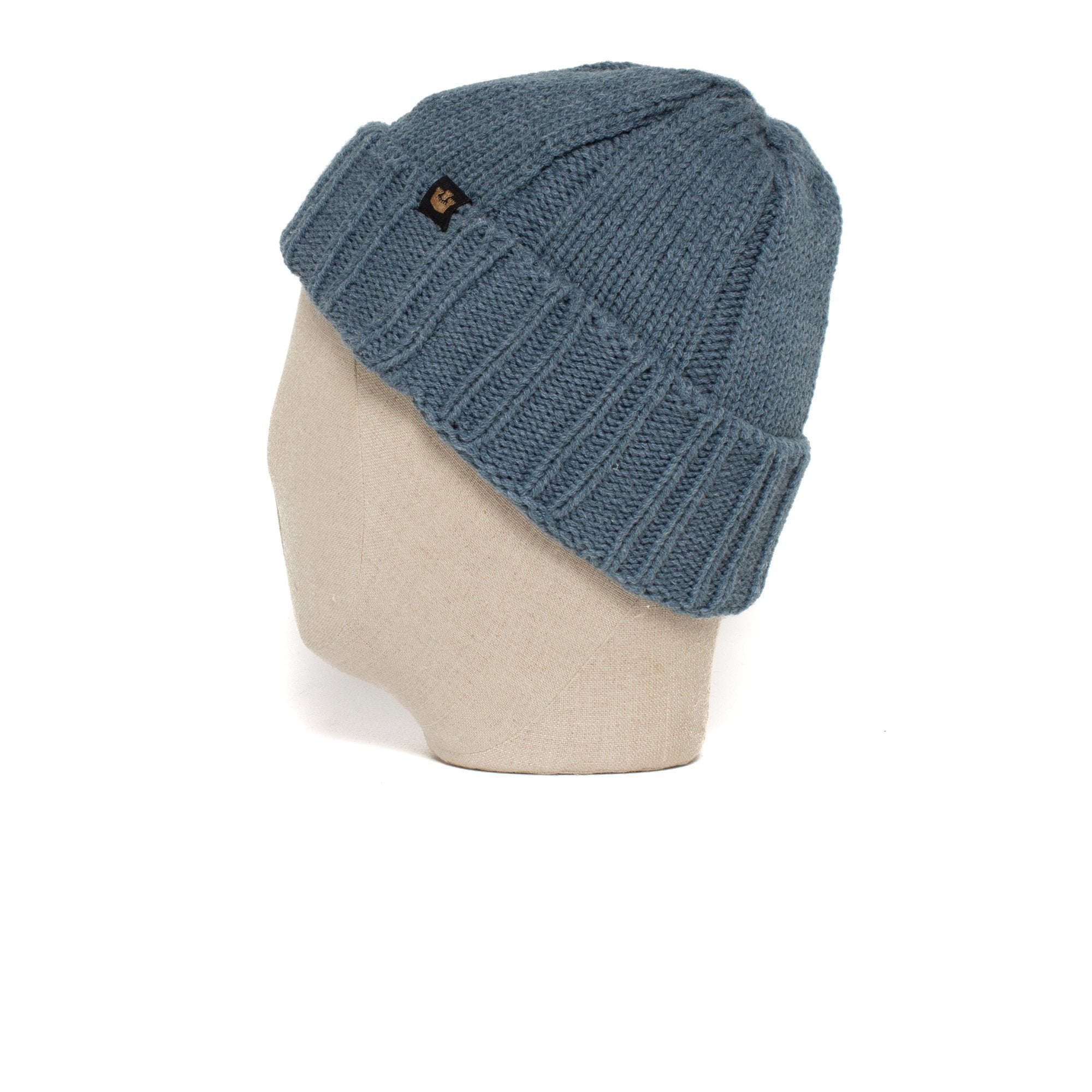 Goorin Bros. cabin boy acrylic beanie Blue side view