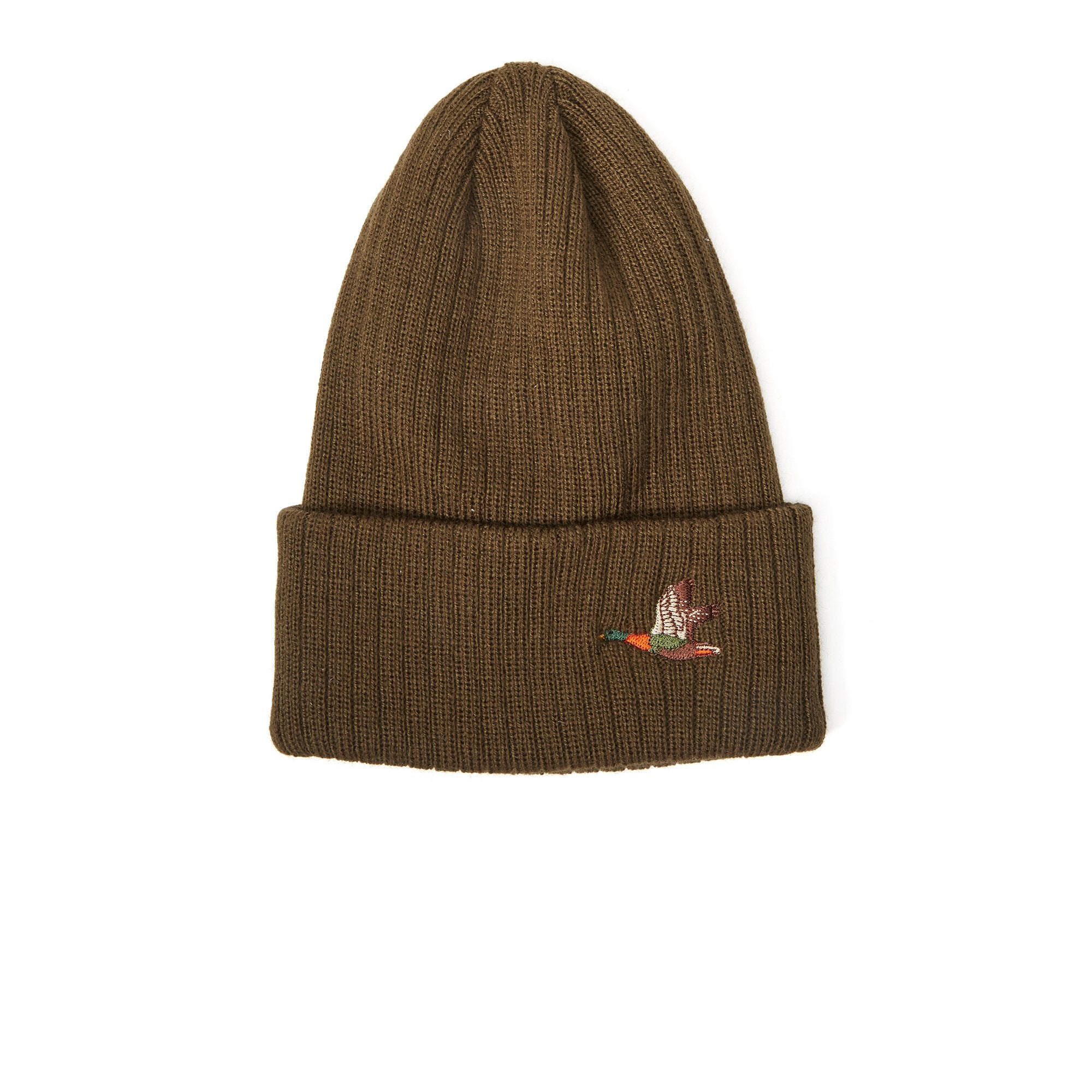 Goorin Bros. little duck acrylic beanie Olive left side view