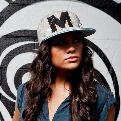 Goorin Bros. make waves flat brim baseball cap Grey  womens styling