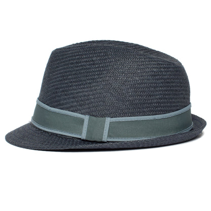Goorin Bros. killian straw fedora Blue side view