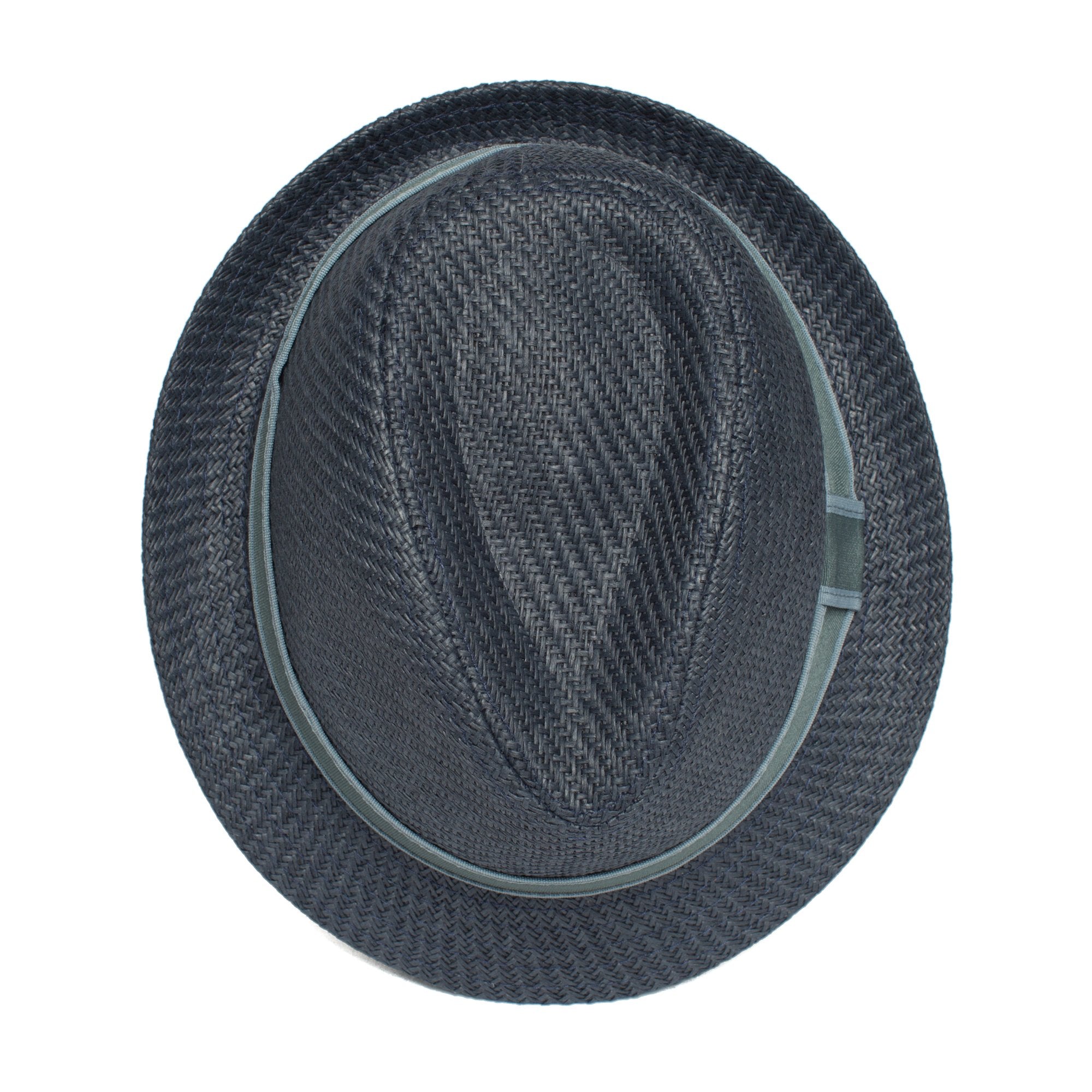 Goorin Bros. killian straw fedora Blue top view