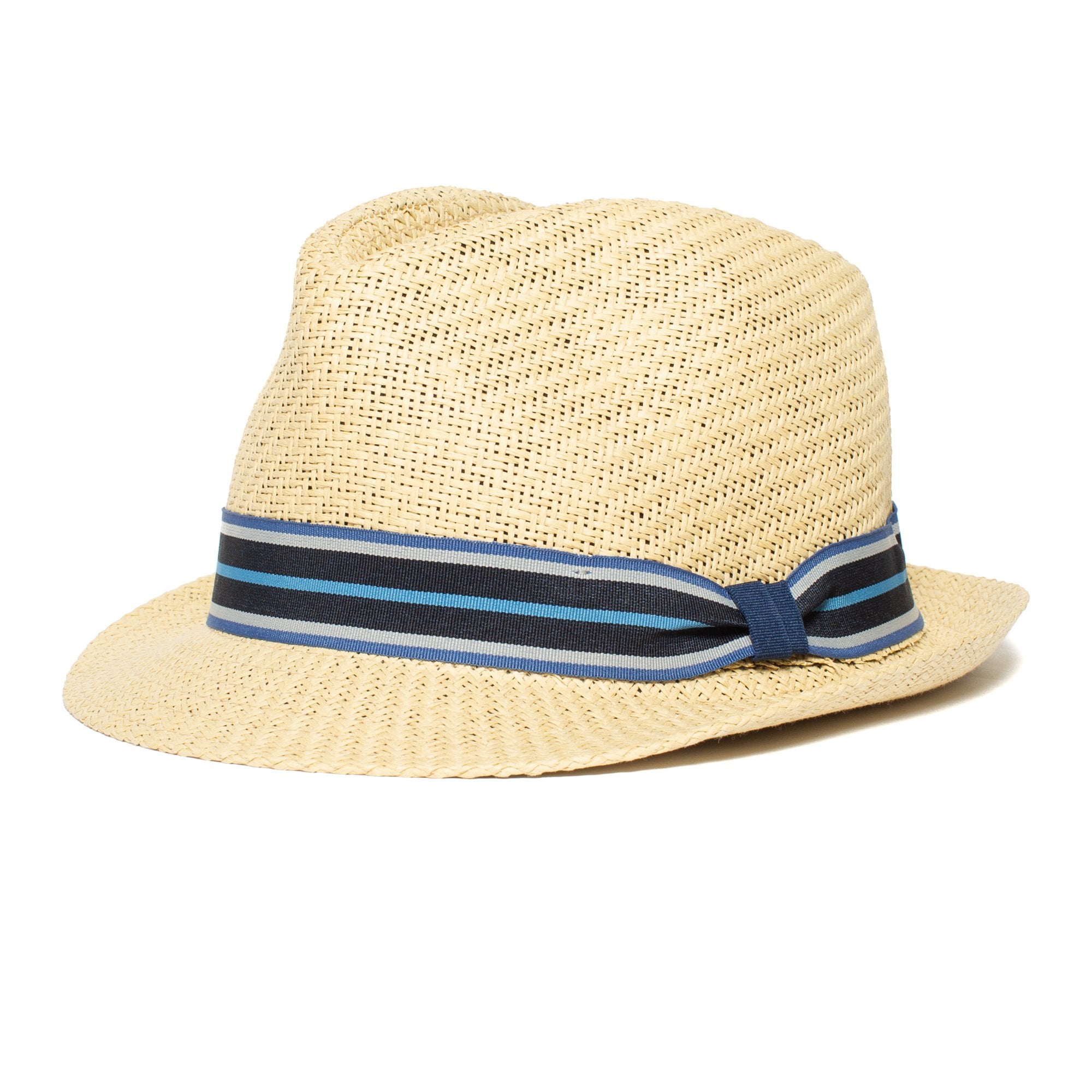 Goorin Bros. killian straw fedora Stone left side view