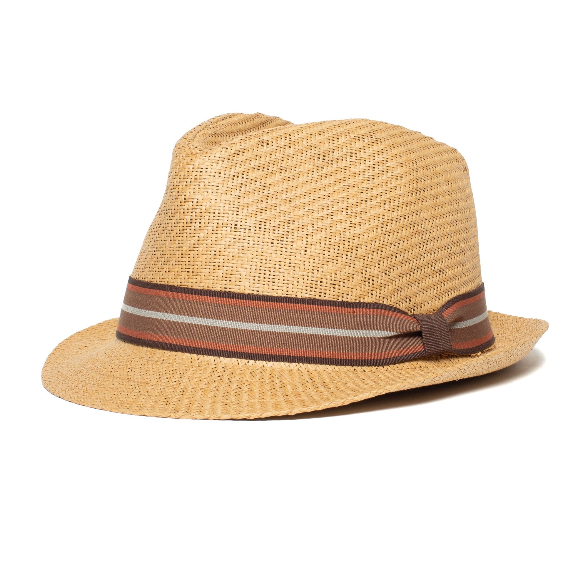 Goorin Bros. killian straw fedora Whiskey left side view