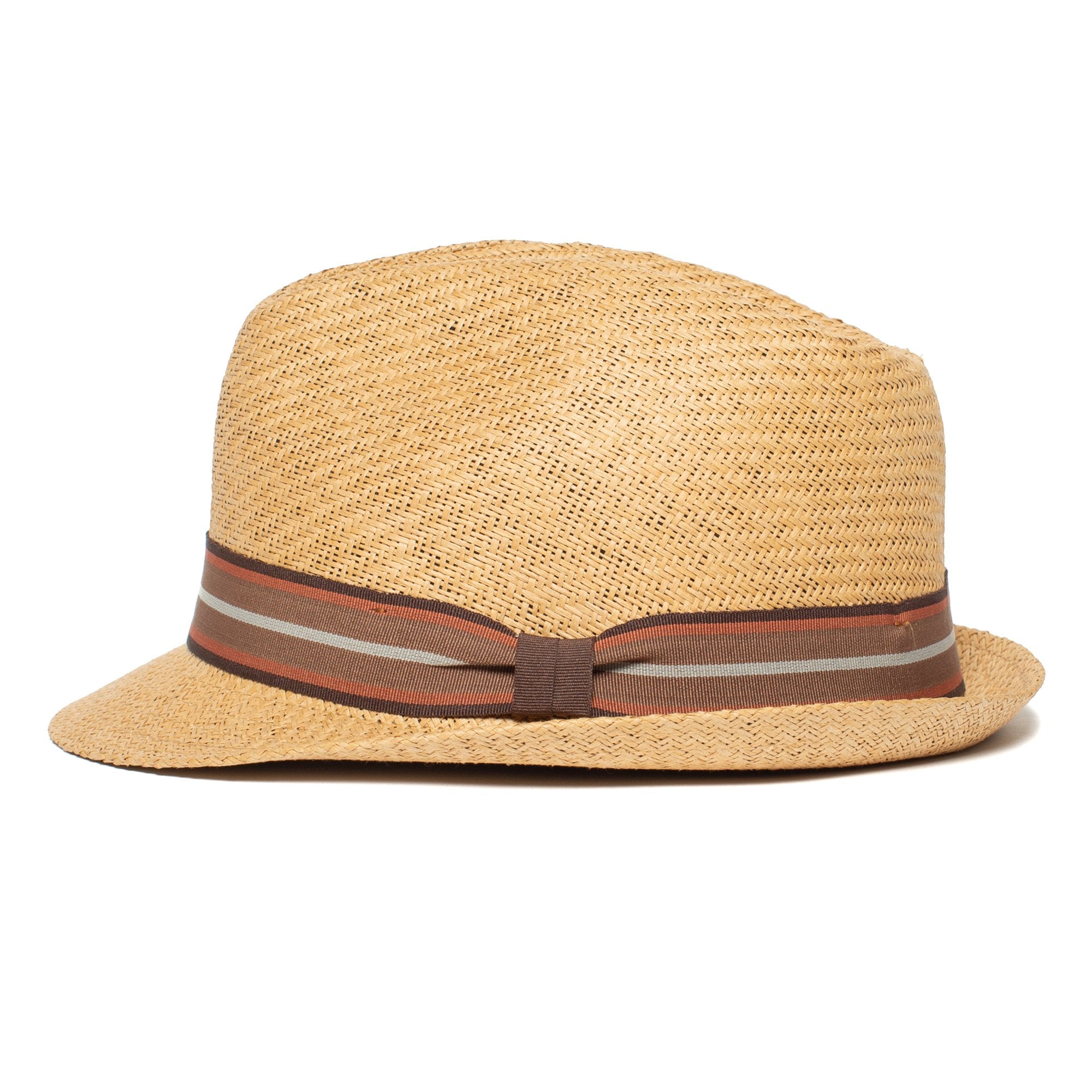 Goorin Bros. killian straw fedora Whiskey side view