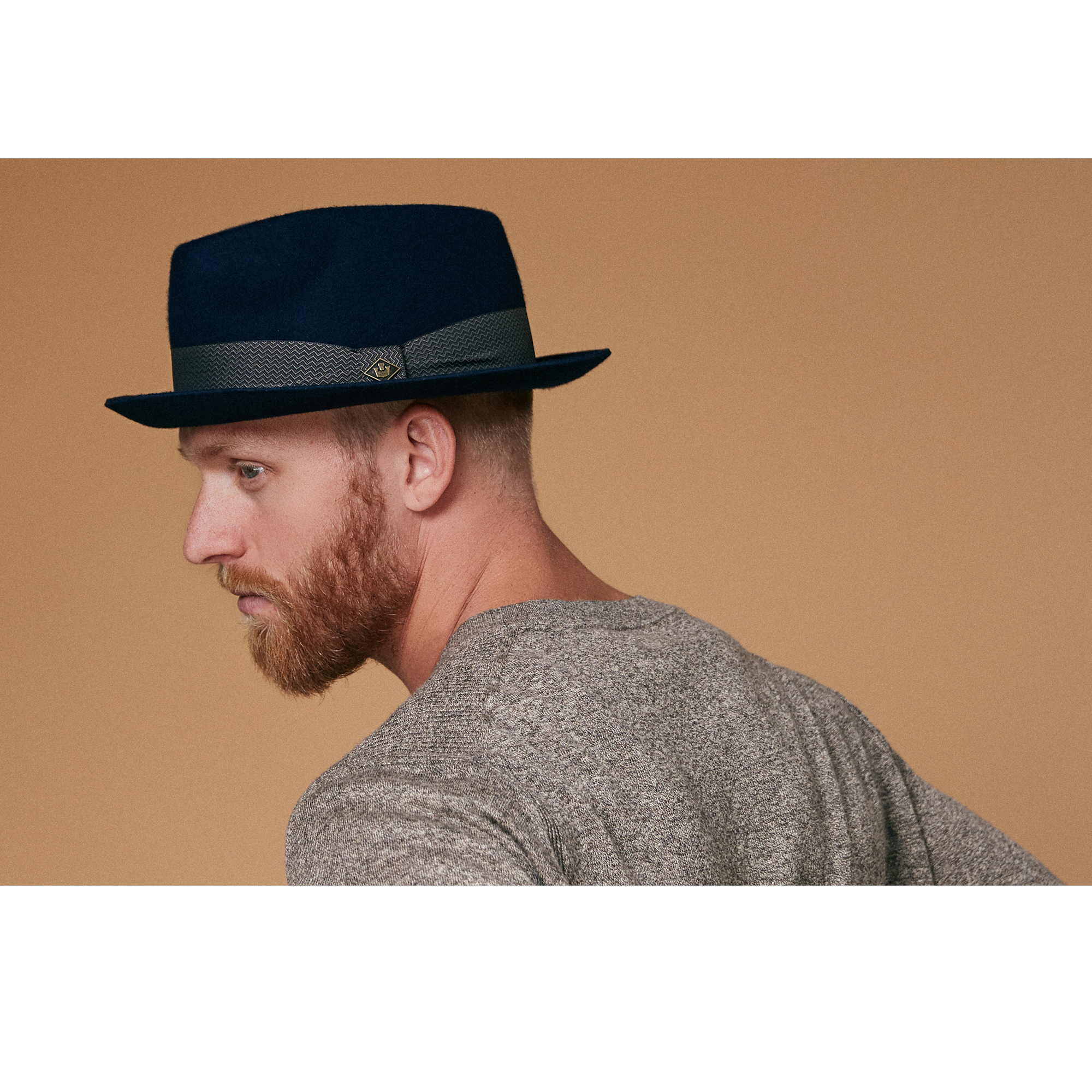 Goorin Bros. Griffin Navy fedora mens styling