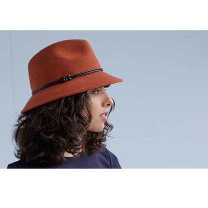 Goorin Bros. sofia wool fedora Orange  womens styling
