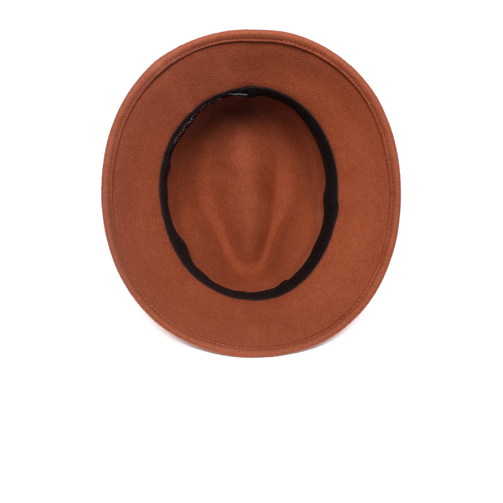 Goorin Bros. sofia wool fedora Orange under view
