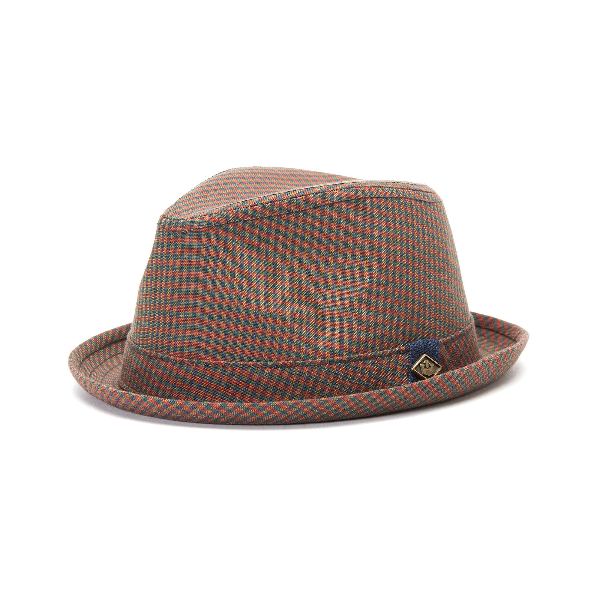 Goorin Bros. baller stingy brim fedora Red left side view