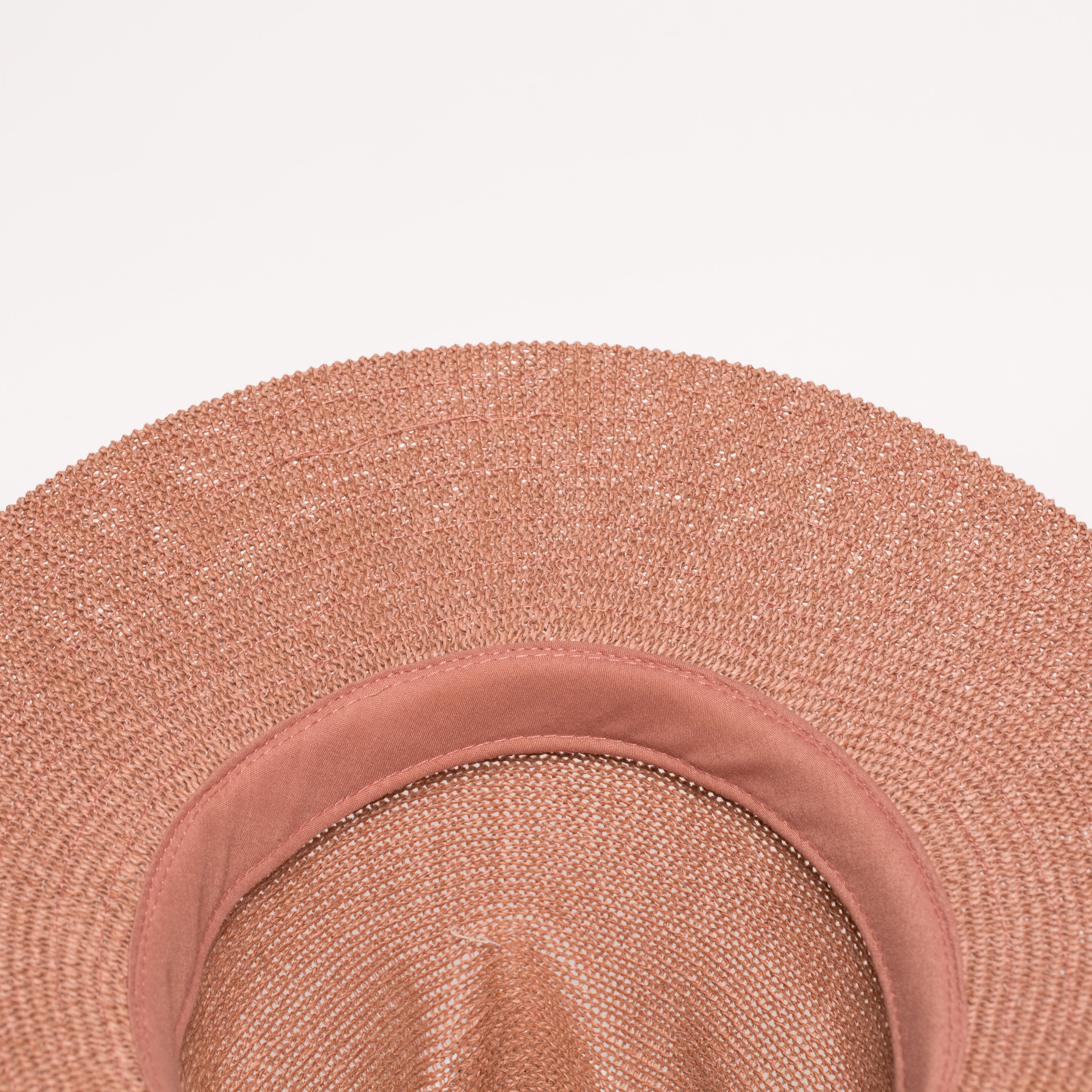 Goorin Bros. fatima center dent wide brim paper poly blend fedora hat Purple  Sweatband