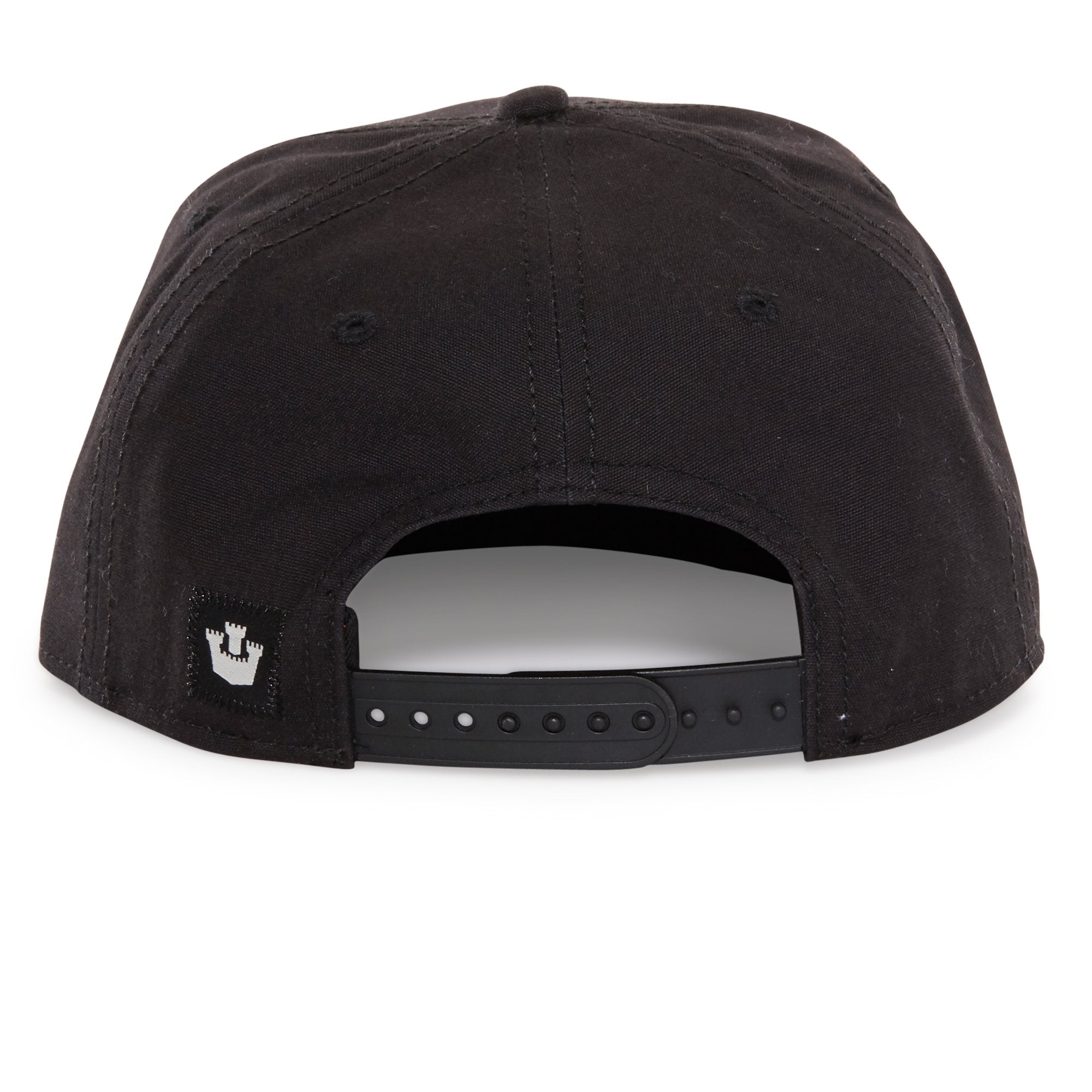 Goorin Bros. san francisco cotton flat brim baseball cap Black back view