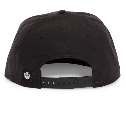 Goorin Bros. san francisco cotton flat brim baseball cap Black back view