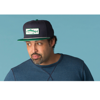 Goorin Bros. fish story cotton flat brim baseball cap Blue  mens styling