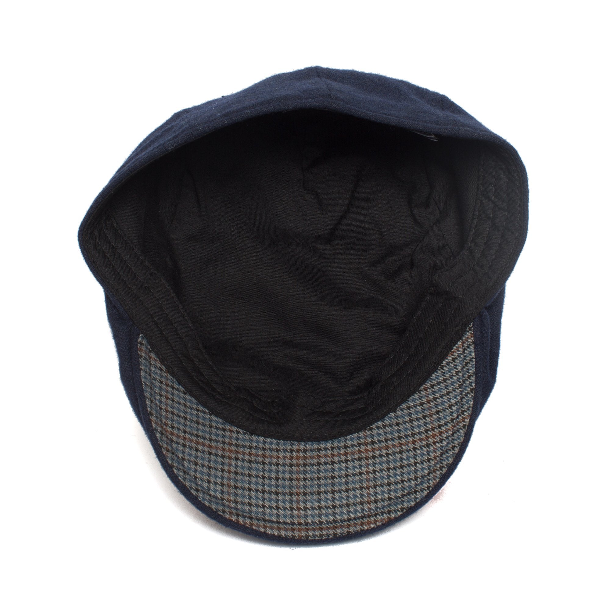 Goorin Bros. mikey wool blend drivers flatcap Navy under view