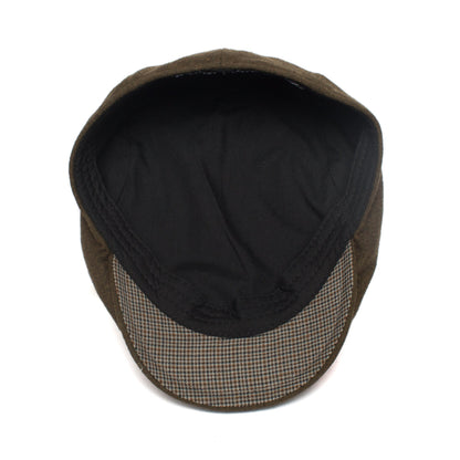 Goorin Bros. mikey wool blend drivers flatcap Olive under view