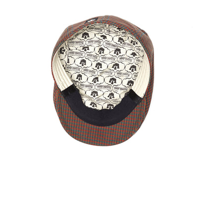 Goorin Bros. green room polyester 3 panel ivy flatcap Red under view