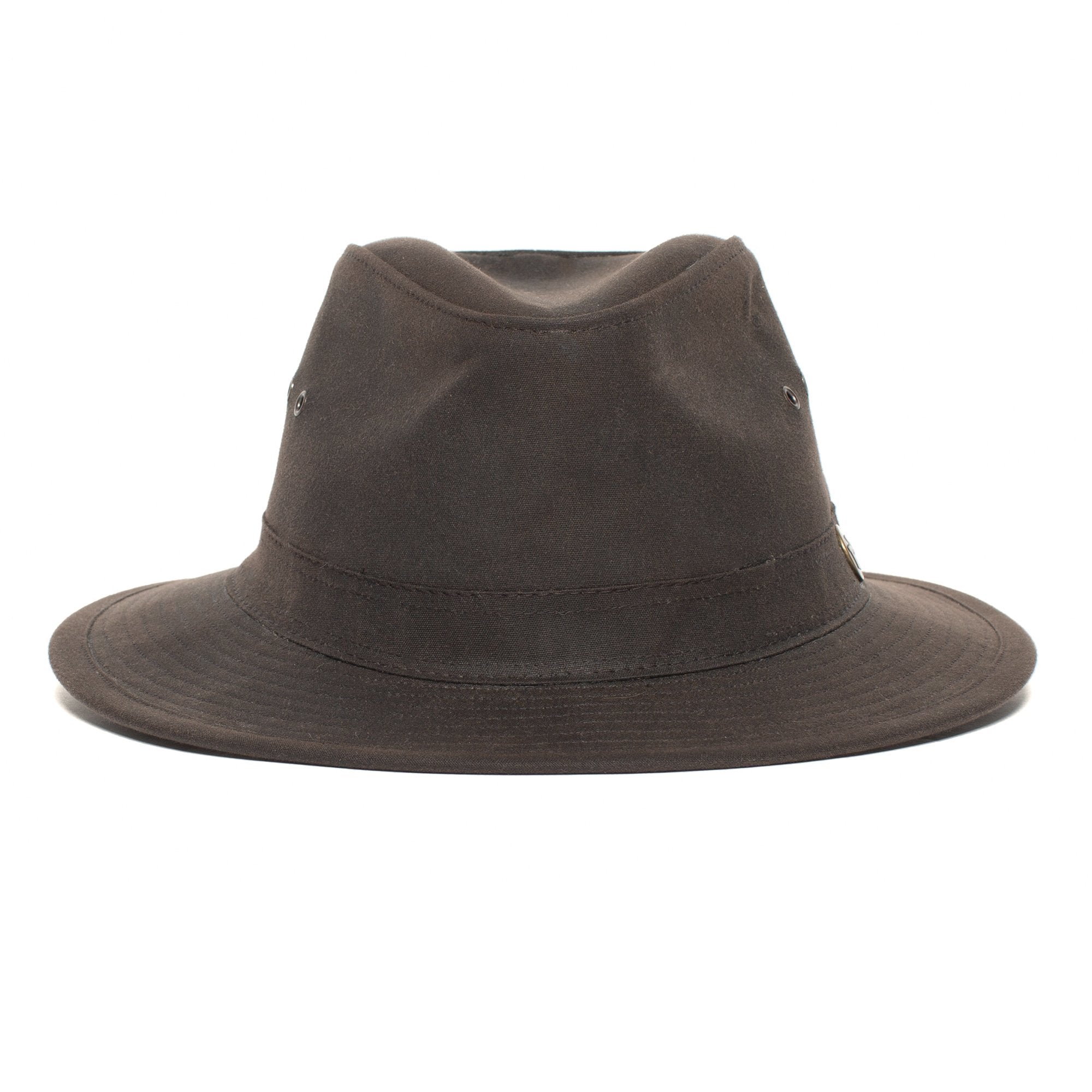 Goorin Bros. new zealand cotton classic brim fedora Brown front view