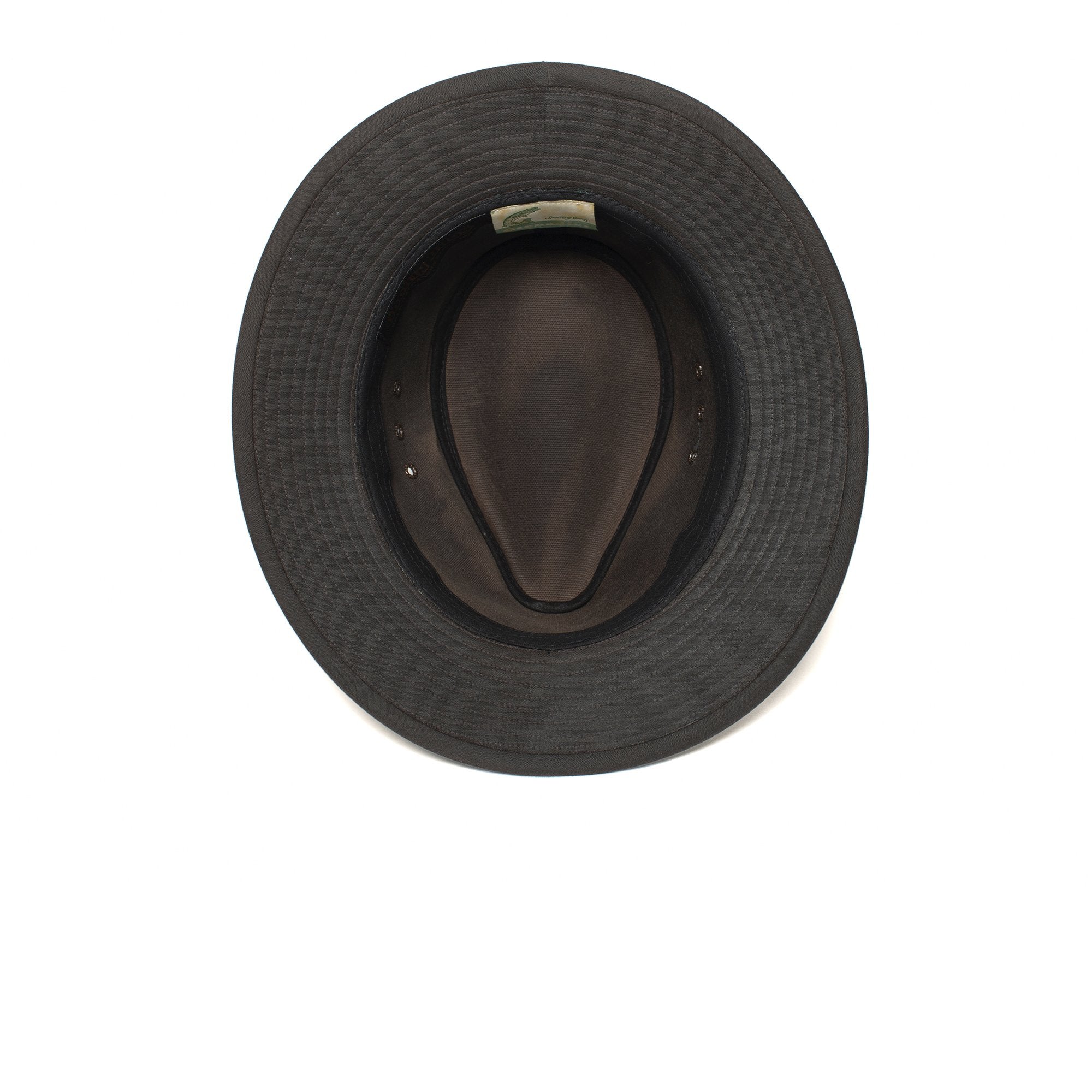 Goorin Bros. new zealand cotton classic brim fedora Brown under view