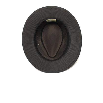 Goorin Bros. new zealand cotton classic brim fedora Brown under view