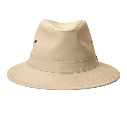 Goorin Bros. south island classic brim fedora Stone front view