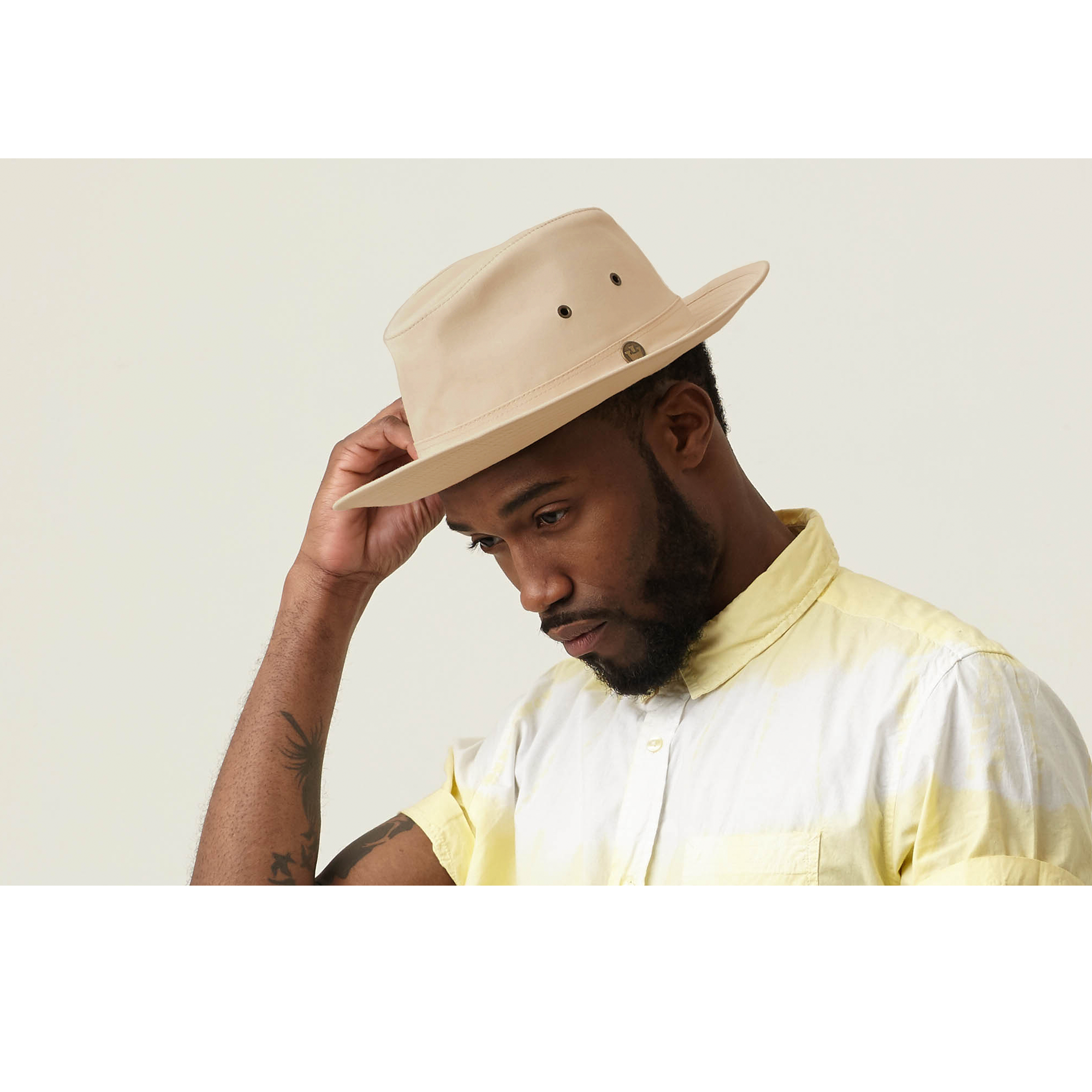 Goorin Bros. south island classic brim fedora Stone  mens styling