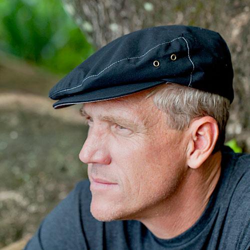 Goorin Bros. comanche creek polyester ivy flatcap Black  mens styling