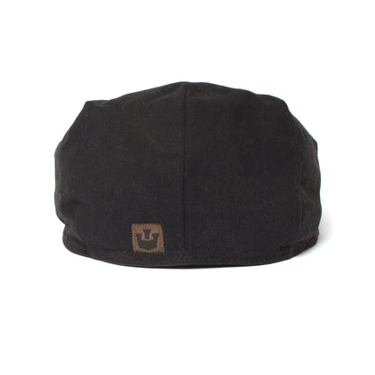 Goorin Bros. angler cotton low profile ivy with ear flaps flatcap Black back view