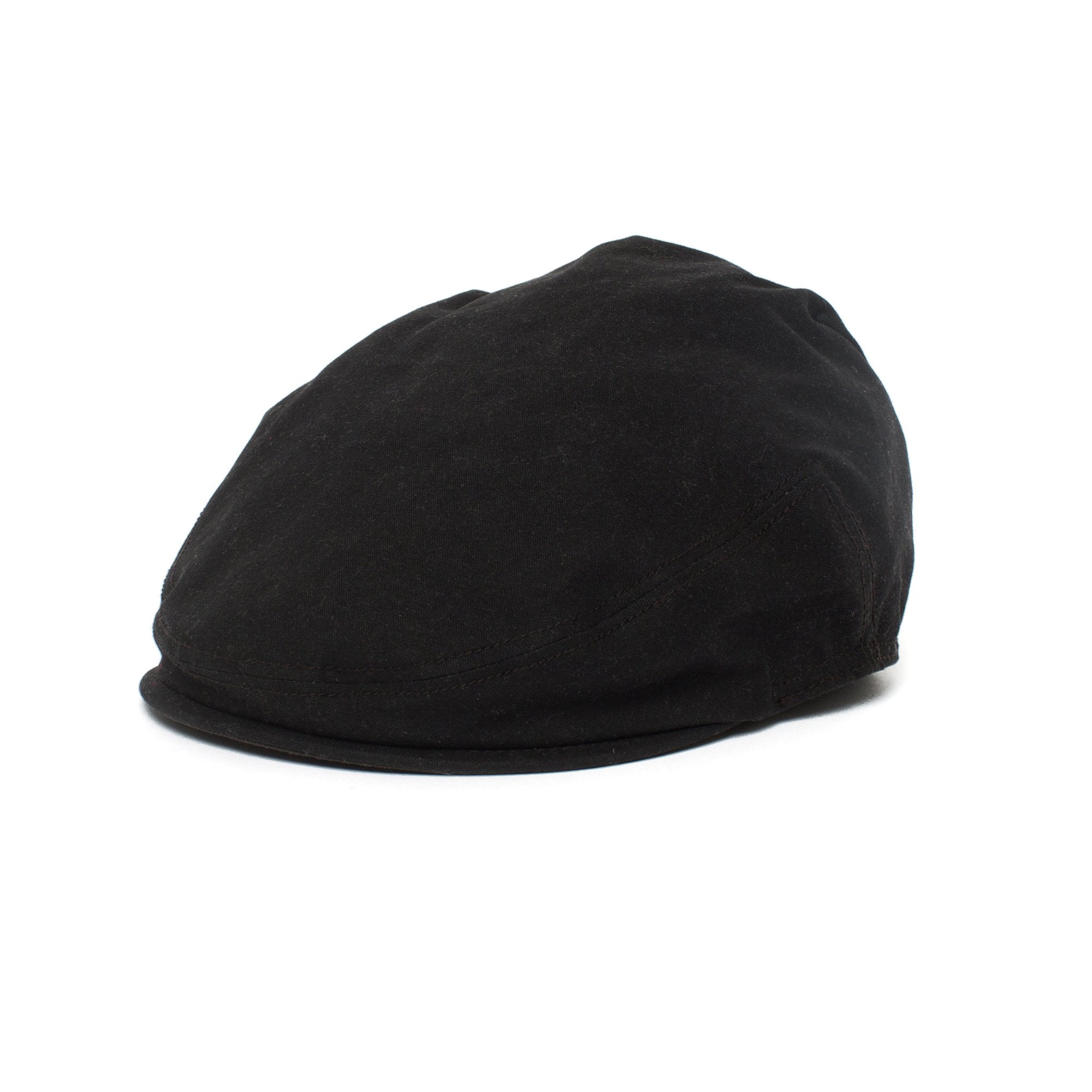 Goorin Bros. angler cotton low profile ivy with ear flaps flatcap Black left side view