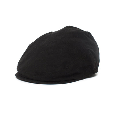 Goorin Bros. angler cotton low profile ivy with ear flaps flatcap Black left side view