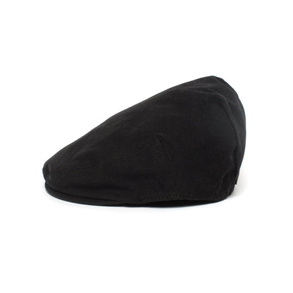 Goorin Bros. angler cotton low profile ivy with ear flaps flatcap Black side view