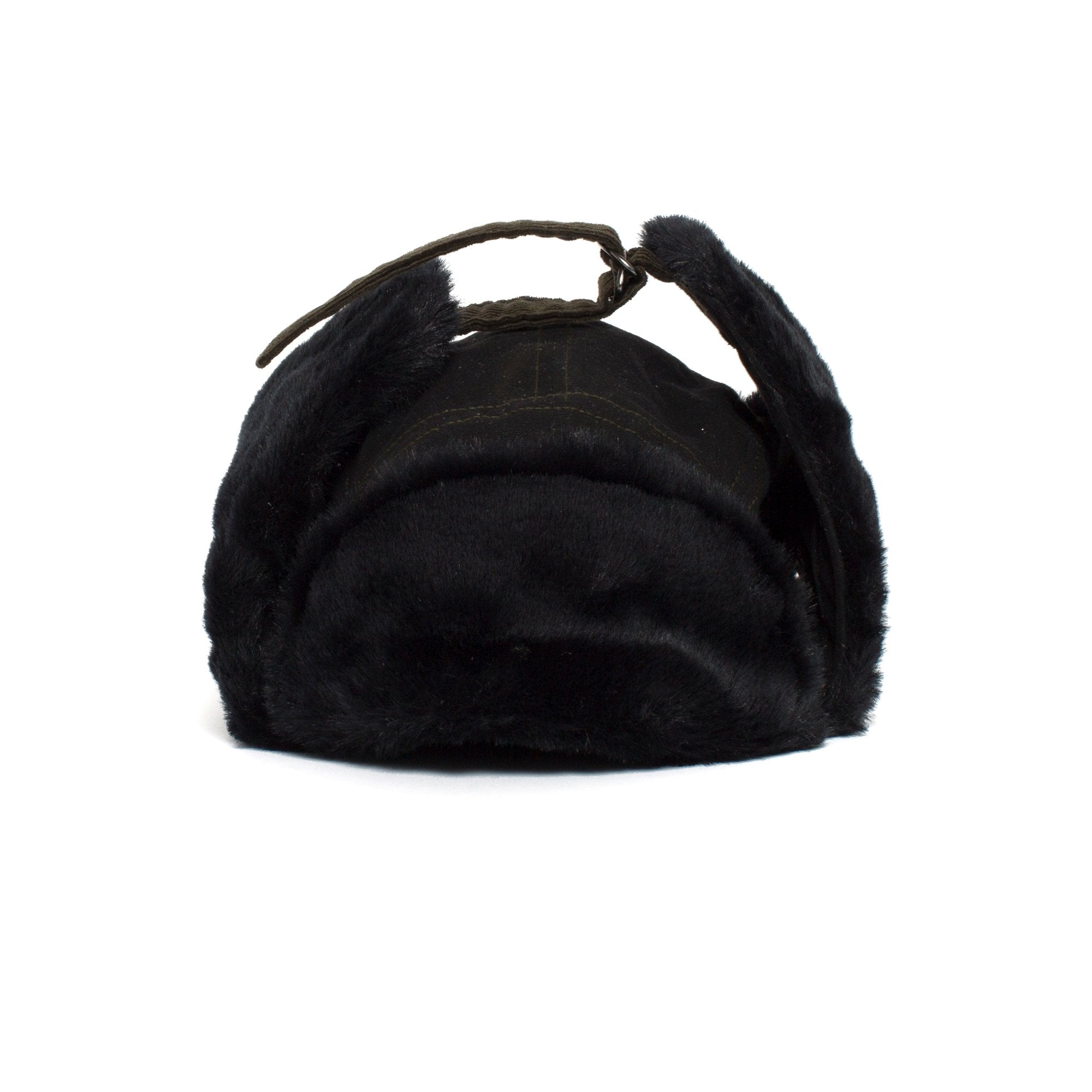 Goorin Bros. 1 degree cotton trooper Black front view