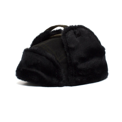 Goorin Bros. 1 degree cotton trooper Black left side view