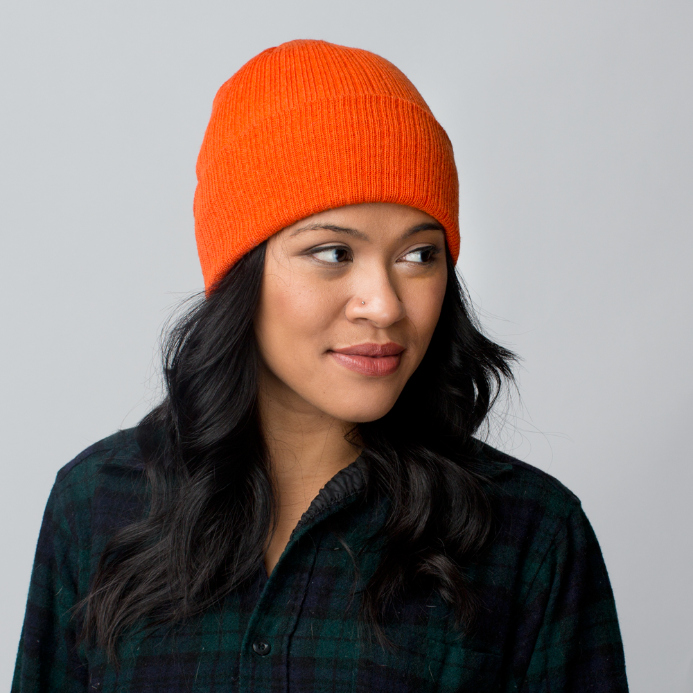 Goorin Bros. red rock wool beanie Orange  womens styling