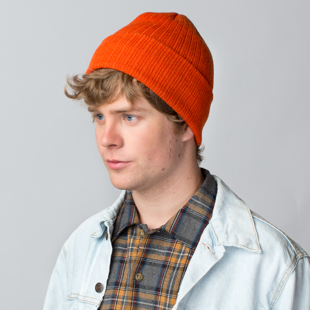 Goorin Bros. red rock wool beanie Orange  mens styling