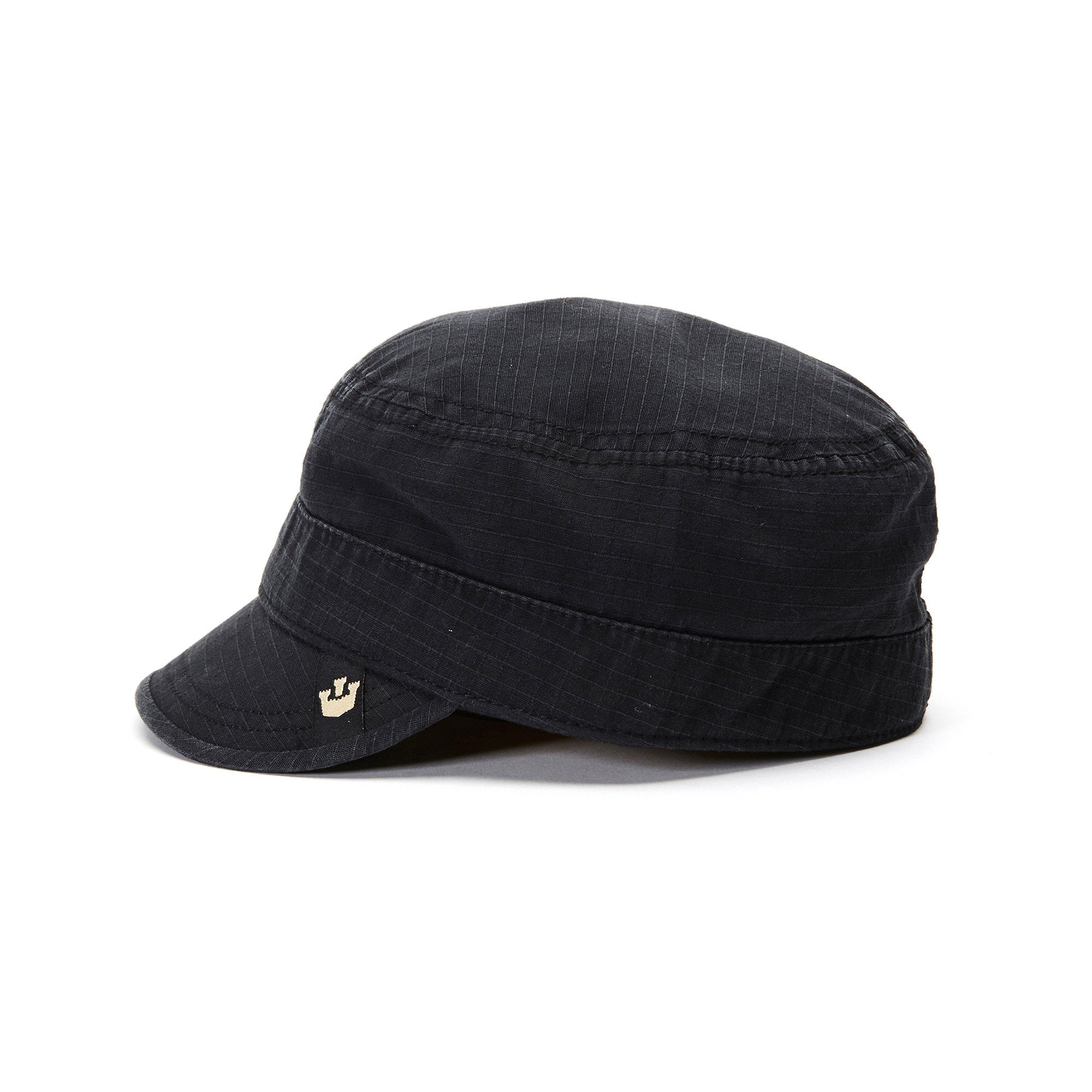 Goorin Bros. private cotton cadet cap Black side view