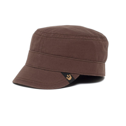 Goorin Bros. private cotton cadet cap Brown left side view