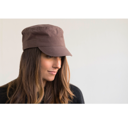 Goorin Bros. private cotton cadet cap Brown  womens styling