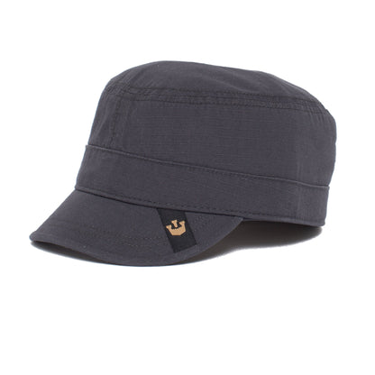 Goorin Bros. private cotton cadet cap Grey left side view