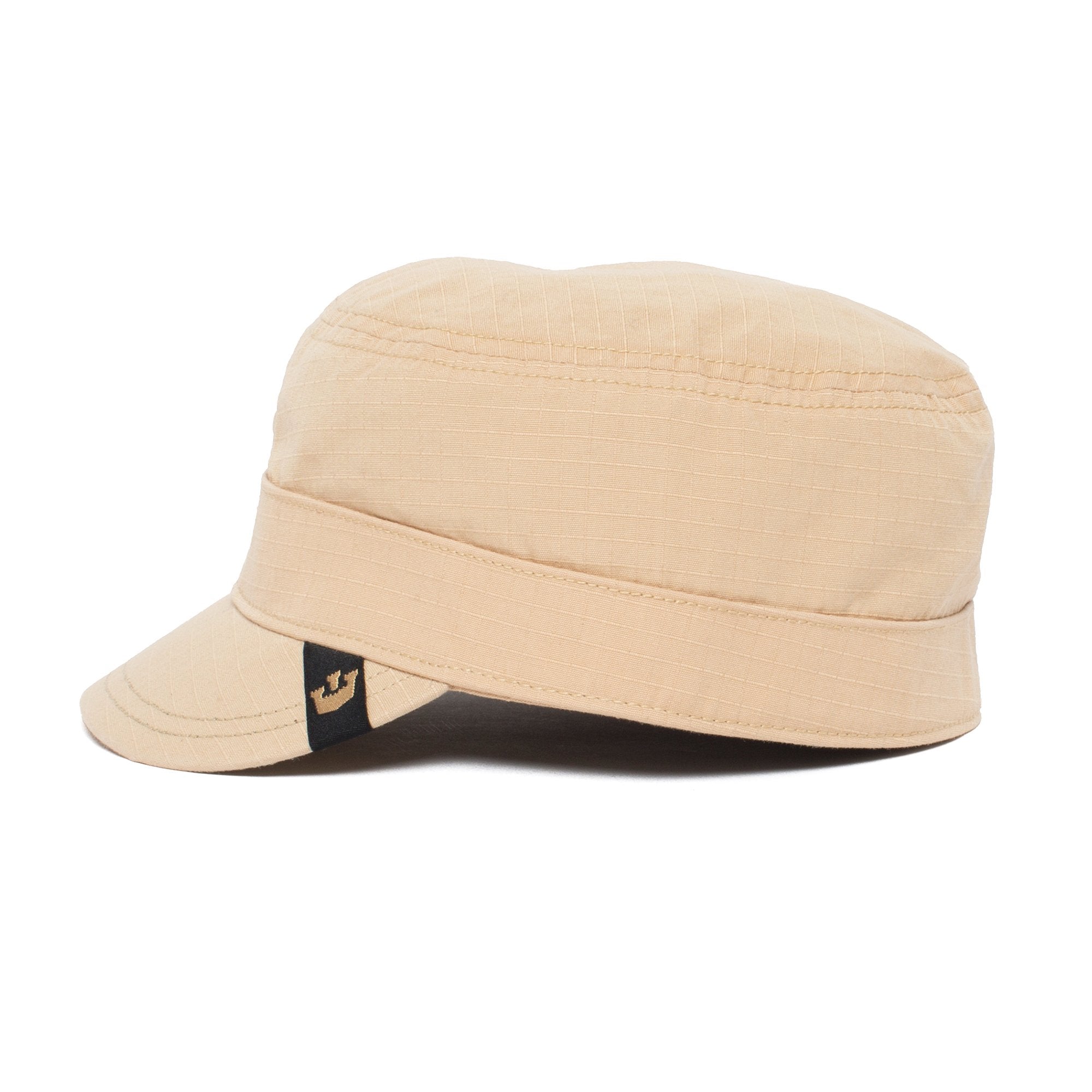 Goorin Bros. private cotton cadet cap Khaki side view