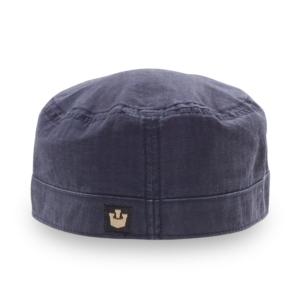 Goorin Bros. private cotton cadet cap Back label Navy back view