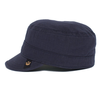 Goorin Bros. private cotton cadet cap Navy side view